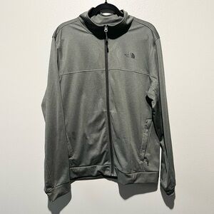 THE NORTH FACE-Grey Full Zip Sweatshirt Size L
